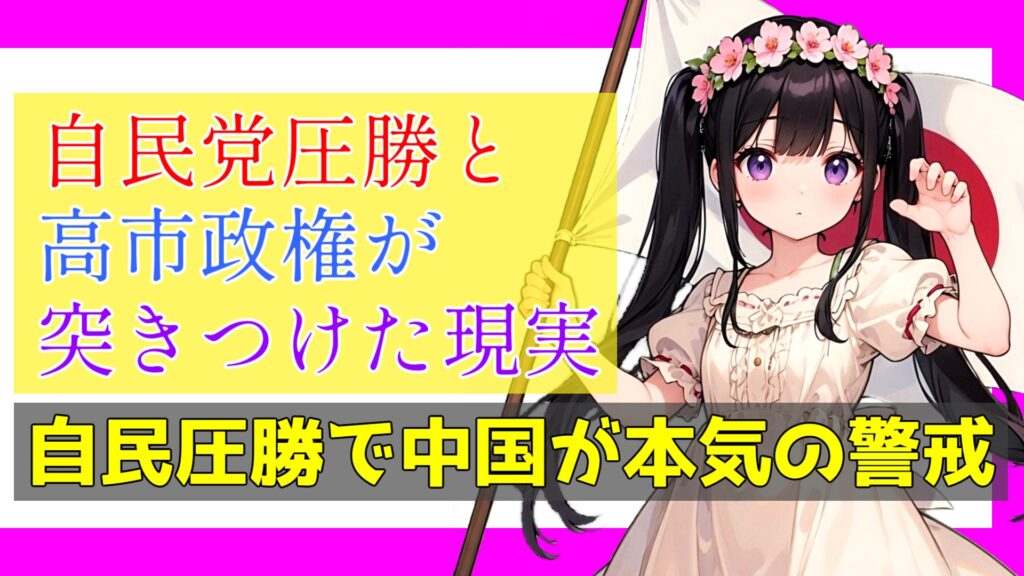 自民圧勝で中国が本気の警戒　高市政権に突きつけられた4つの要求