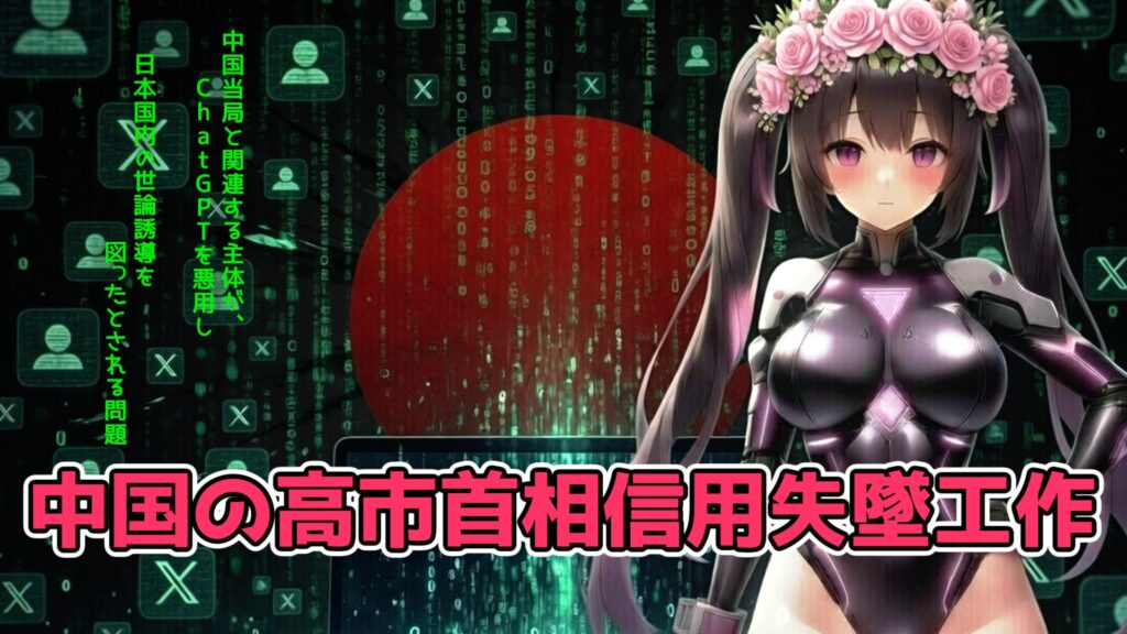 「中国がAIで高市潰し？」生成AI悪用疑惑の全貌とは