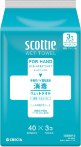 Amazon.co.jp: ウェットタオル アルコール 消毒 40枚3個 スコッティ : ドラッグストア