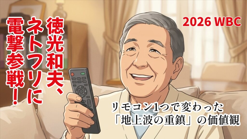 「意地でも見ない」から一転…徳光和夫、NetflixでWBC観戦