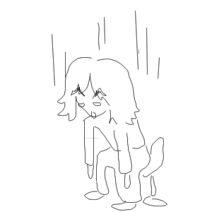 燃え尽きて、灰になったTomo(デッサンも崩れまくり)