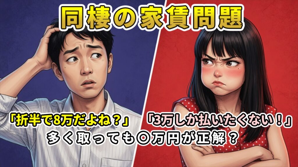 SNSで話題!家賃補助10万円の同棲で「折半8万」は搾取か妥当か?